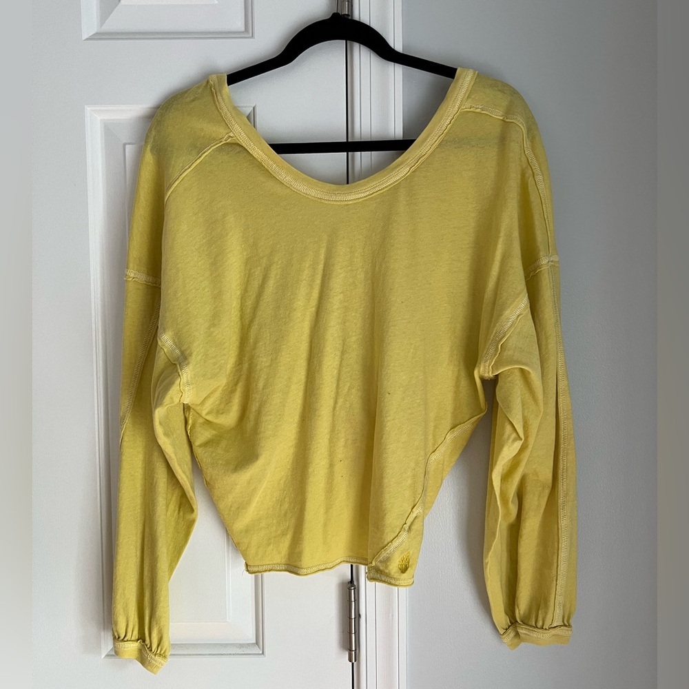 Free People Movement Open Back Shirt